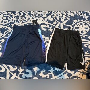 Nike Kids Navy and Black Shorts
